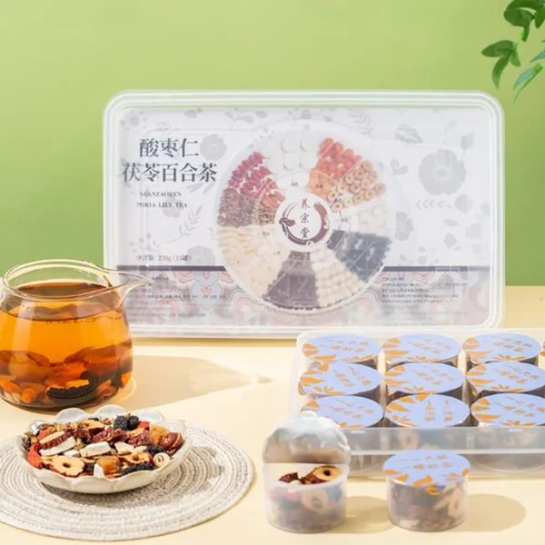 Sour Jujube Seed, Poria & Lily Tea